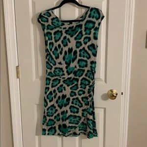 INC leopard dress